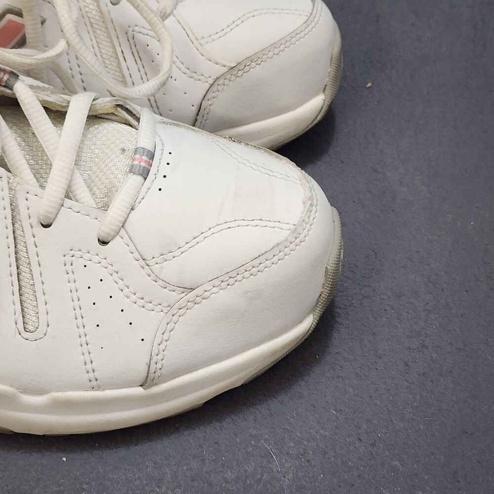 New Balance 608 Shoes Womens Size 10.5 White Pink Gray Leather ABZORB Walking - Picture 13 of 13